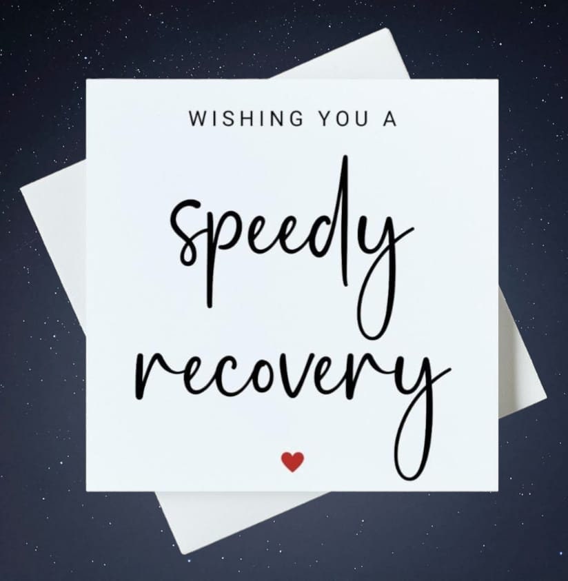 Wishing you a speedy recovery - Greeting card 6x6