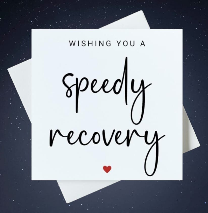 Wishing you a speedy recovery - Greeting card 6x6