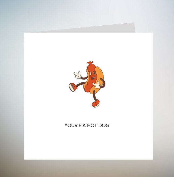 Hotdog! Birthday Card 6x6