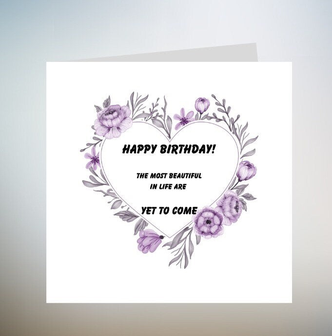 Personalised Positive quote - Brighter days are coming 6x6