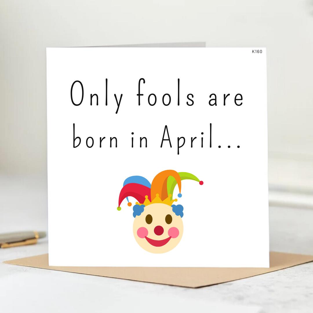April Birthday Card | Born in April | April Birthday 6x6