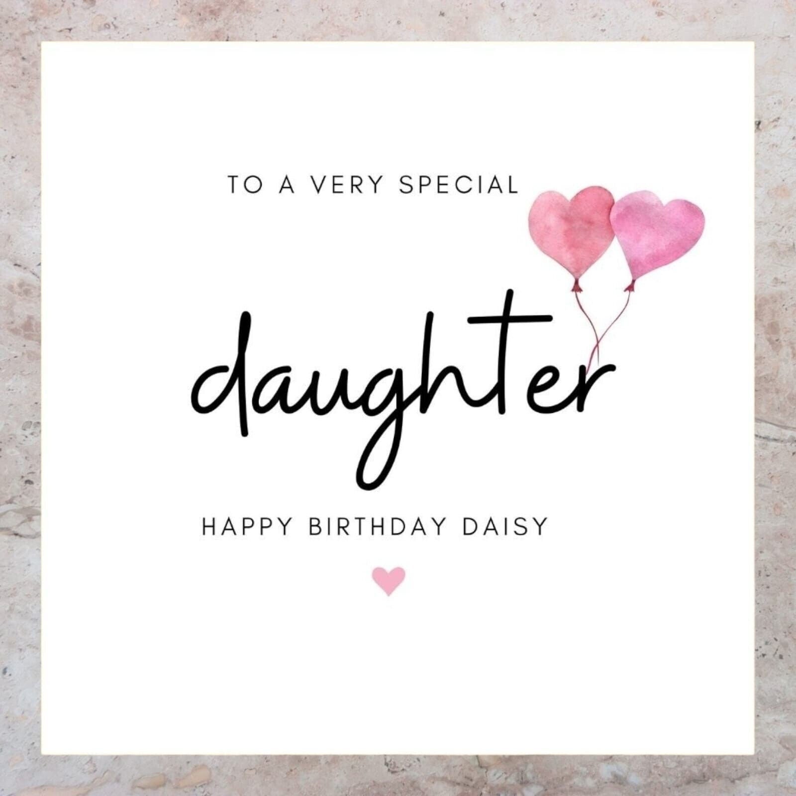 personalised 60th Birthday Card For Her Female Women Daughter Mum Card 6x6