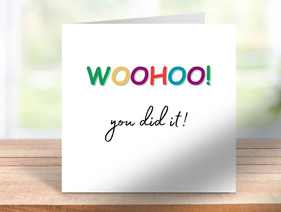 Always Proud of You Card, Encouragement Card, Well Done Card, Congratulations For Friend, Daughter, Graduation Card, New Job Card 6x6