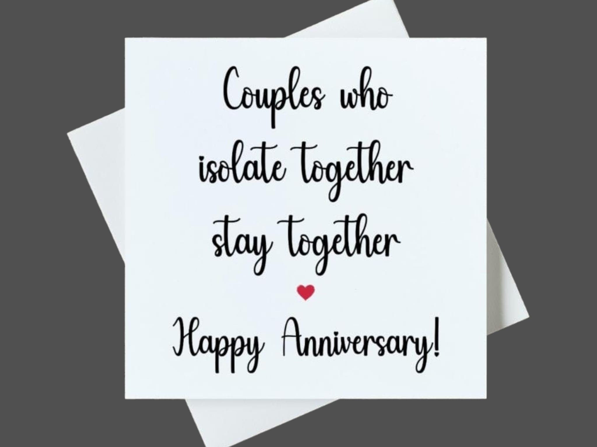 Anniversary Card | Valentine's Day Card | Card For Husband / Wife/Boyfriend 6x6