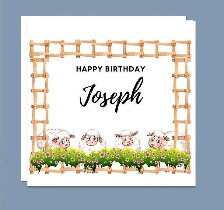 Friend Birthday Card, Sheep Card, Life's Never Dull with Friends like EWE, 6x6