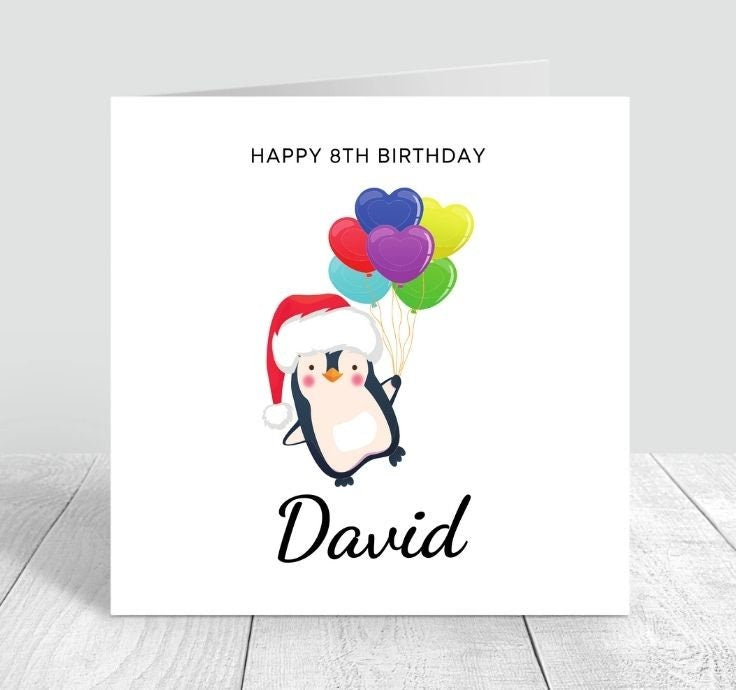 Daughter 8th Birthday Card, Birthday Card For Daughter, Special Daughter Card,Cute Birthday Card For Girl Birthday Card For Her 6x6