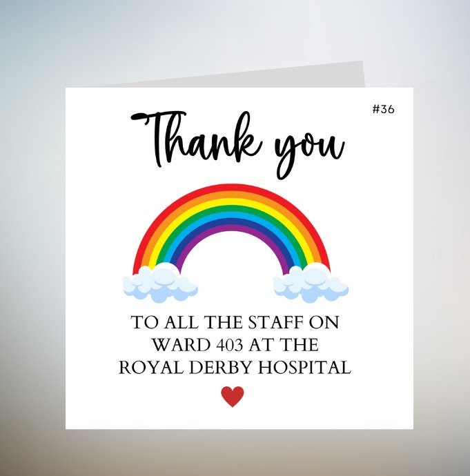 Personalised 'Thank You To All The Staff' Card, Teacher Cards, Thank You Cards, Thank You To Staff, Greetings Cards, End Of Year 6x6