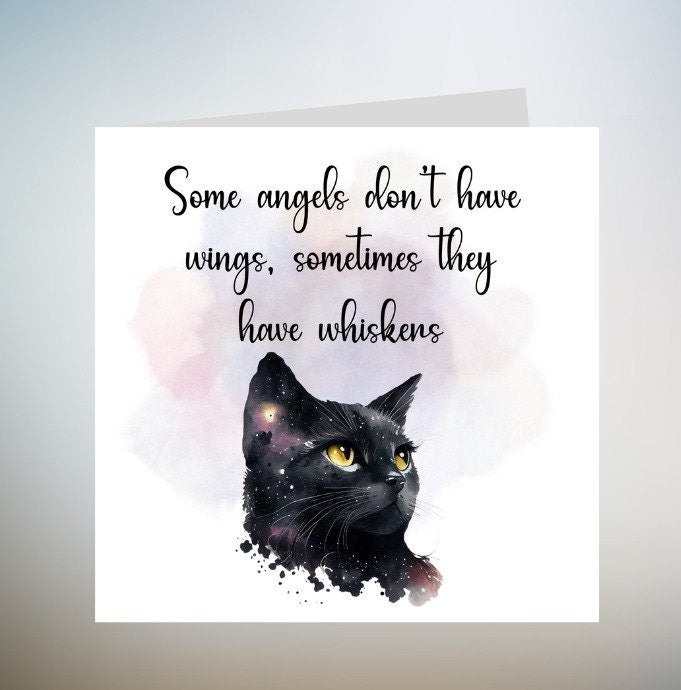Cat card // bengal cat birthday card // bengal cat gifts // cat birthday card // card from the cat // November birthday cards 6x6