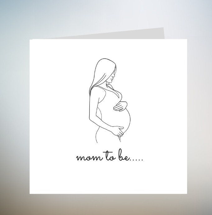My Bestie Is Pregnant Card, Amazing News On Your Pregnancy Card, Pregnancy Card For Mummy To be. Parents To Be Pregnancy Card 6x6