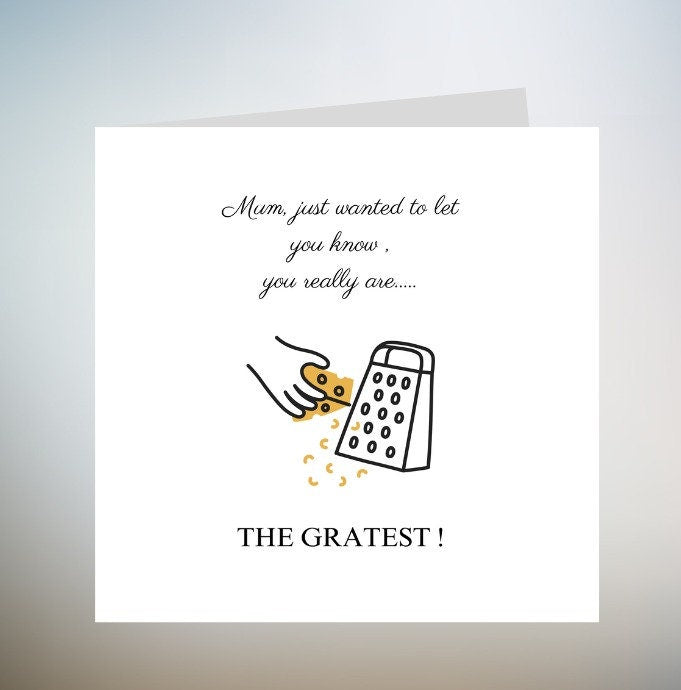 Funny the gratest Mothers Day Card, Mothers Day Card, Mothers Day Card, Card For Mothers Day, Special Card For Mothers Day, Mothers Day 6x6