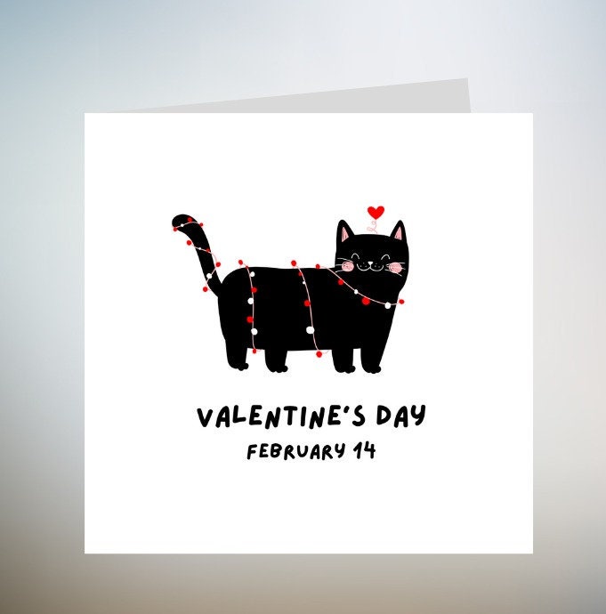 Personalised Valentines Day Card, Happy Valentines Day Card For Boyfriend, Girlfriend Valentines Day Card, Husband Valentines Day Card 6x6