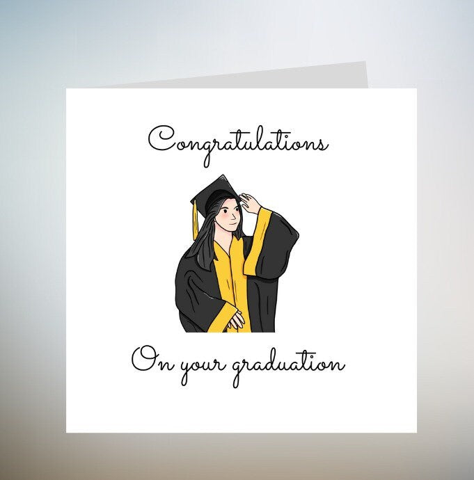 Personalised Graduation Mubarak Card, Graduation Gift, Graduation Card, Islamic Education Gift, University, College, Graduation Card 6x6