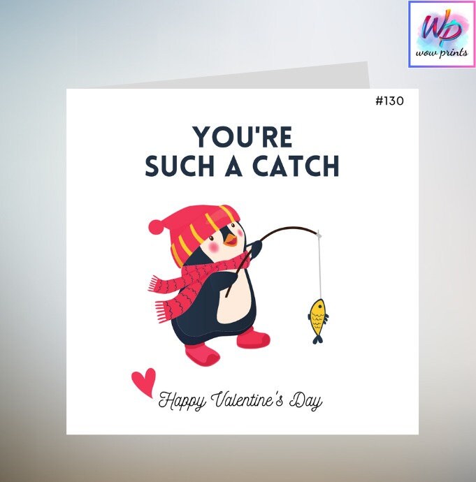Happy Valentines Day Handsome, Boyfriend Valentines Card, Husband Valentines Card, Fiancé Valentines Day Card for Him 6x6