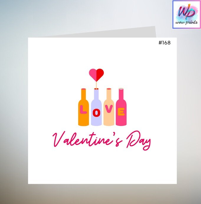 Boyfriend Valentines Card, Husband Valentines Card, Fiancé Valentines Day Card for Him 6x6
