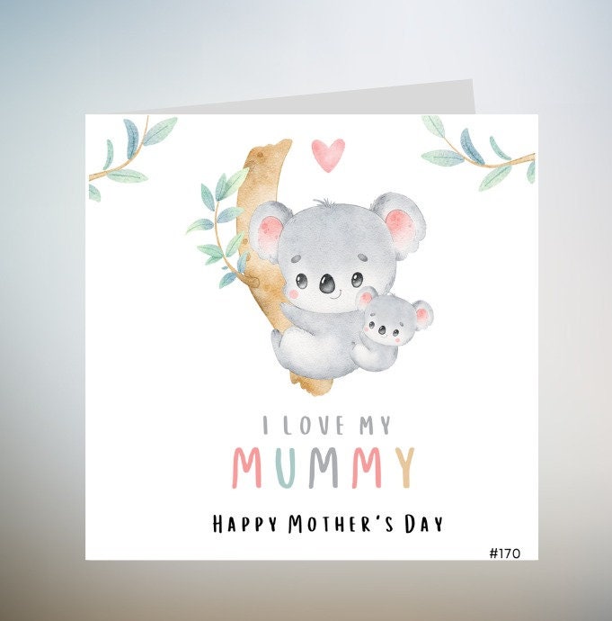 i love you mummyy Mothers Day Card, Mothers Day Card, Mothers Day Card, Card For Mothers Day, Special Card For Mothers Day, Mothers Day 6x6