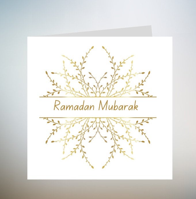 Ramadan Mubarak Card For Husband, Husband Ramadan Mubarak Card, Ramadan Card, Eid Mubarak Card, Ramadan Mubarak Card, Eid Card 6x6