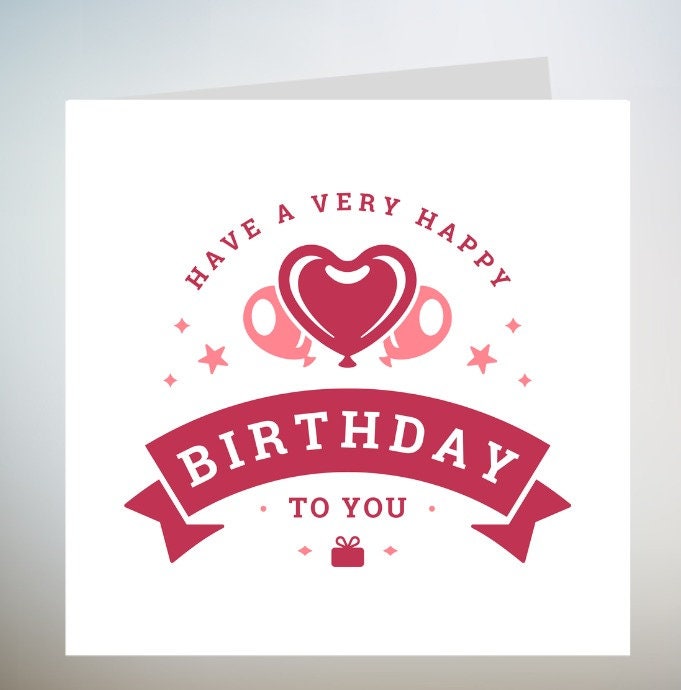Personalised Birthday Card Girl Granddaughter Daughter Niece Personalised Birthday Card for Her - Birthday gift for her 6x6