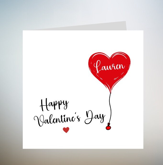Valentines Day Card, Boyfriend Valentines Day Card, Valentines Day Gift Fiancé, Valentine's Card For Him, Fiancé Valentine's Day 6x6