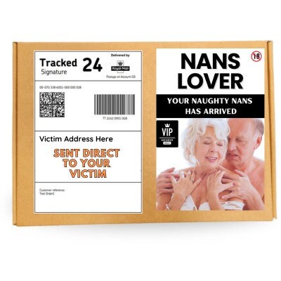 Prank Mail Package NANS LOVER,Adult joke prank Sent directly to the victim