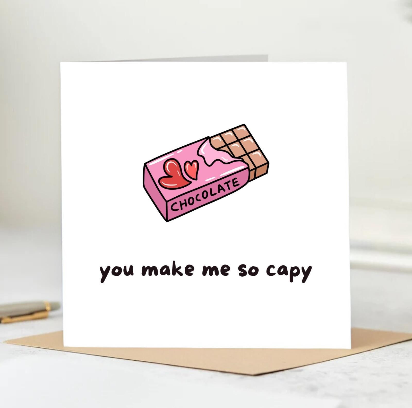 Personalised valentine day gift , Valentine's Day Card for him or her | You and Me. Forever and Always.
