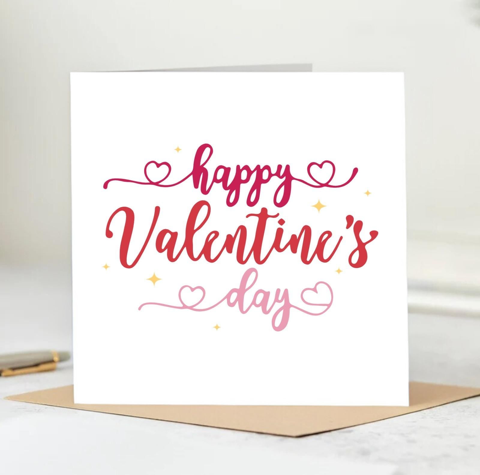 Valentine's Day Card for him or her | You and Me. Forever and Always. 6x6