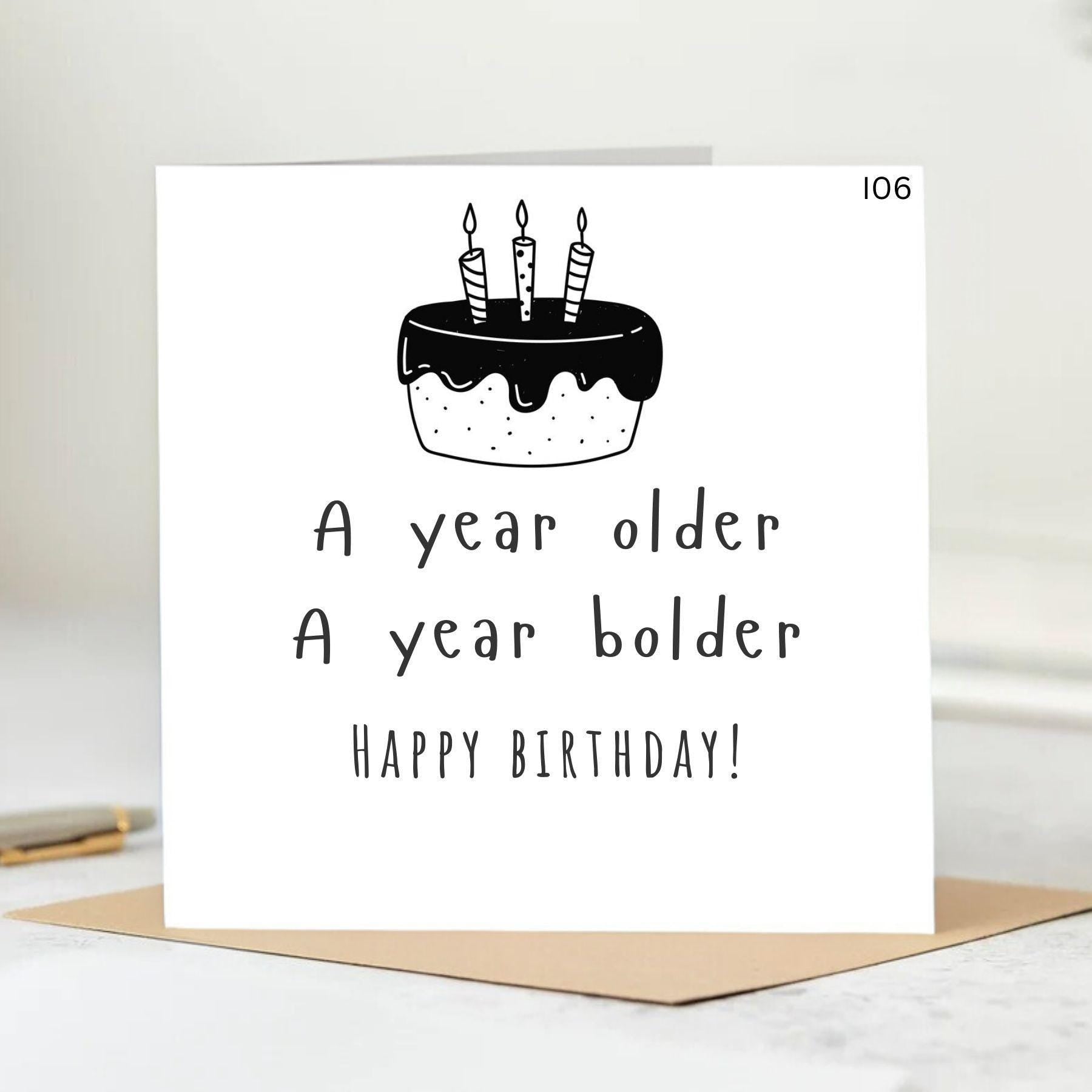 Funny Bouldering Birthday Card for Him, Boyfriend, Friend, Husband, Brother, Uncle, Dad, Rock Climbing, Another Year Boulder 6x6