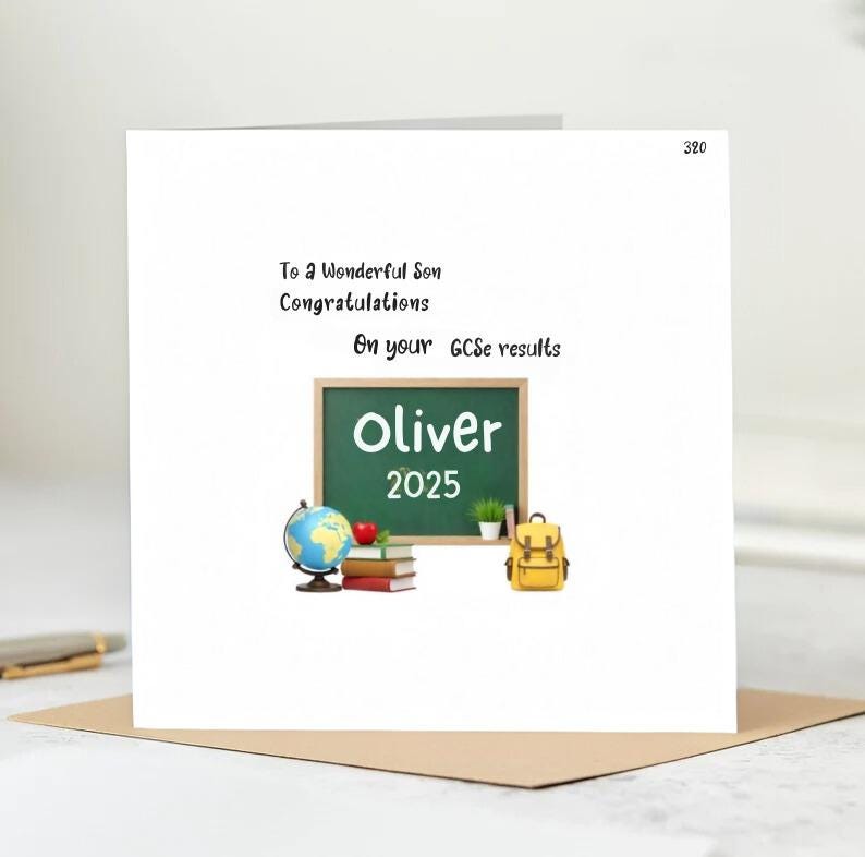 Personalised Welldone on exam result | So Bloody Proud Of You - Congratulations Card, Well Done, Card 6x6