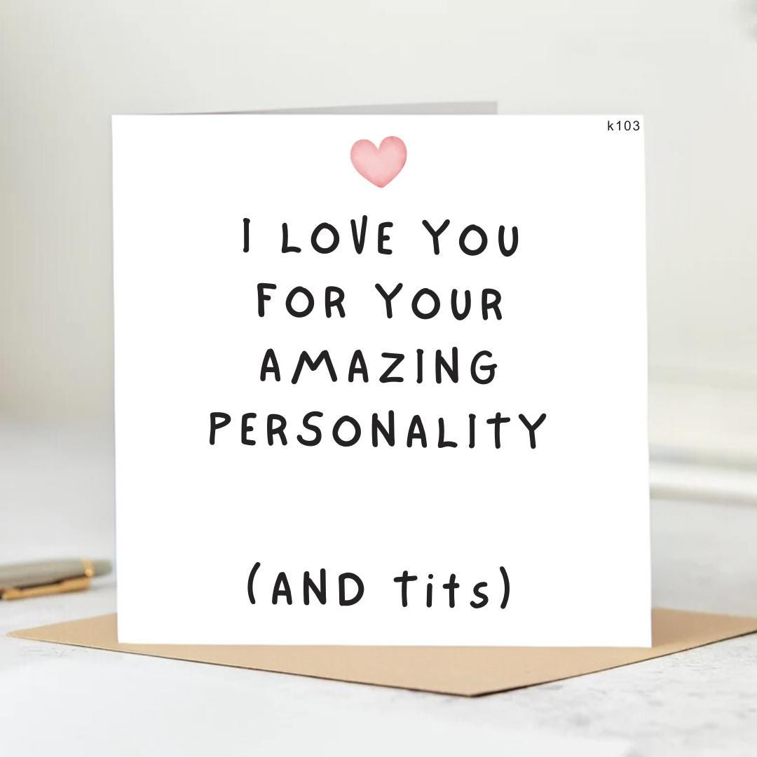 I Love You More - Love Card, Anniversary Card, Birthday Card, Valentine's Day Card, Personalised Card 6x6