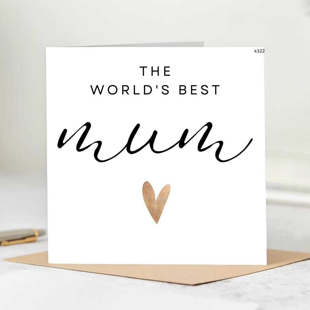 Happy Mother's Day Card From Daughter,Mothers Day Cards Fr Mum, Mum Mothers Day Gifts, Mother's Day Card For Mum, Mum Gifts Mother's Day 6x6
