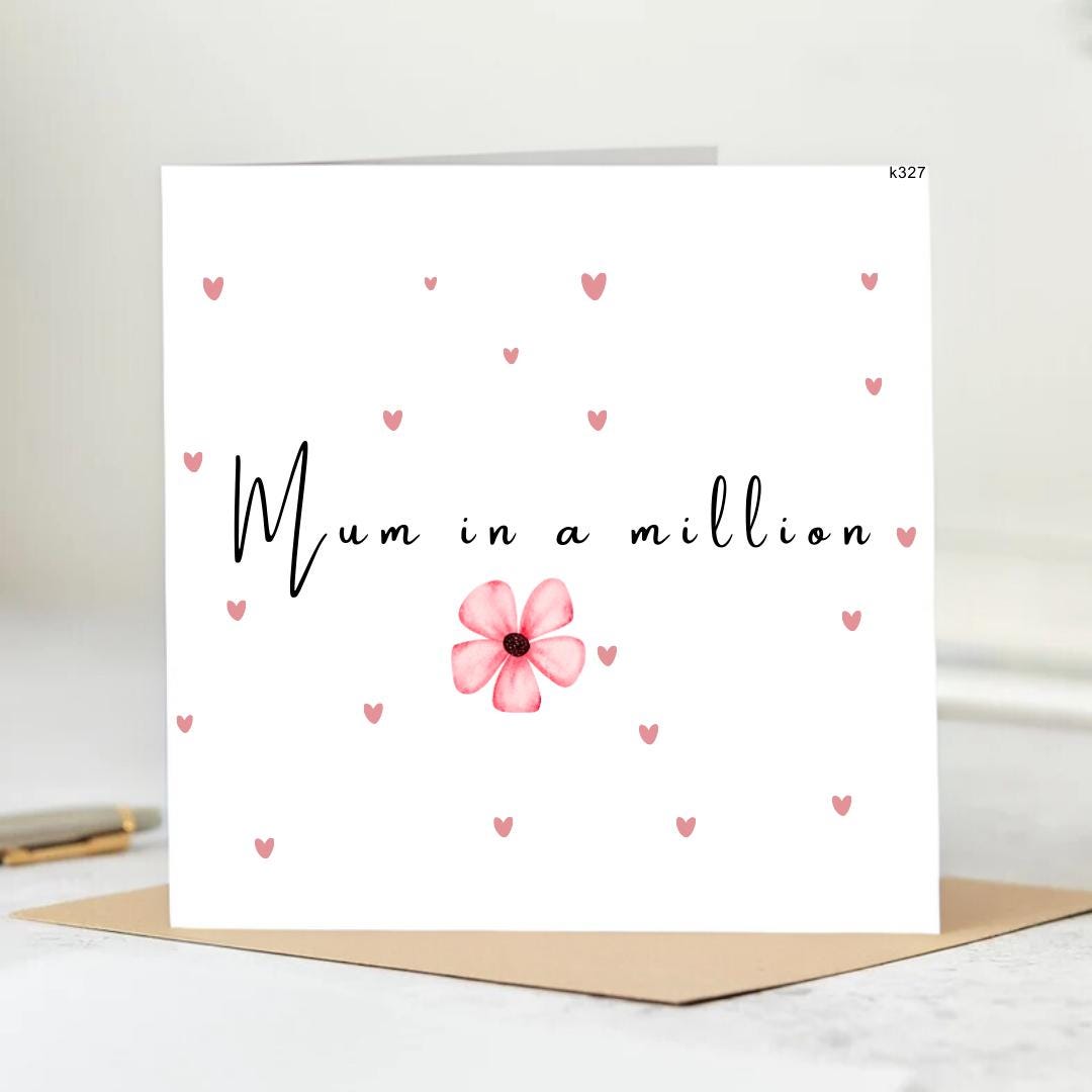 Happy Birthday - Mum Birthday Cards for mothers Birthday Card for mum for mother parents Card 6x6