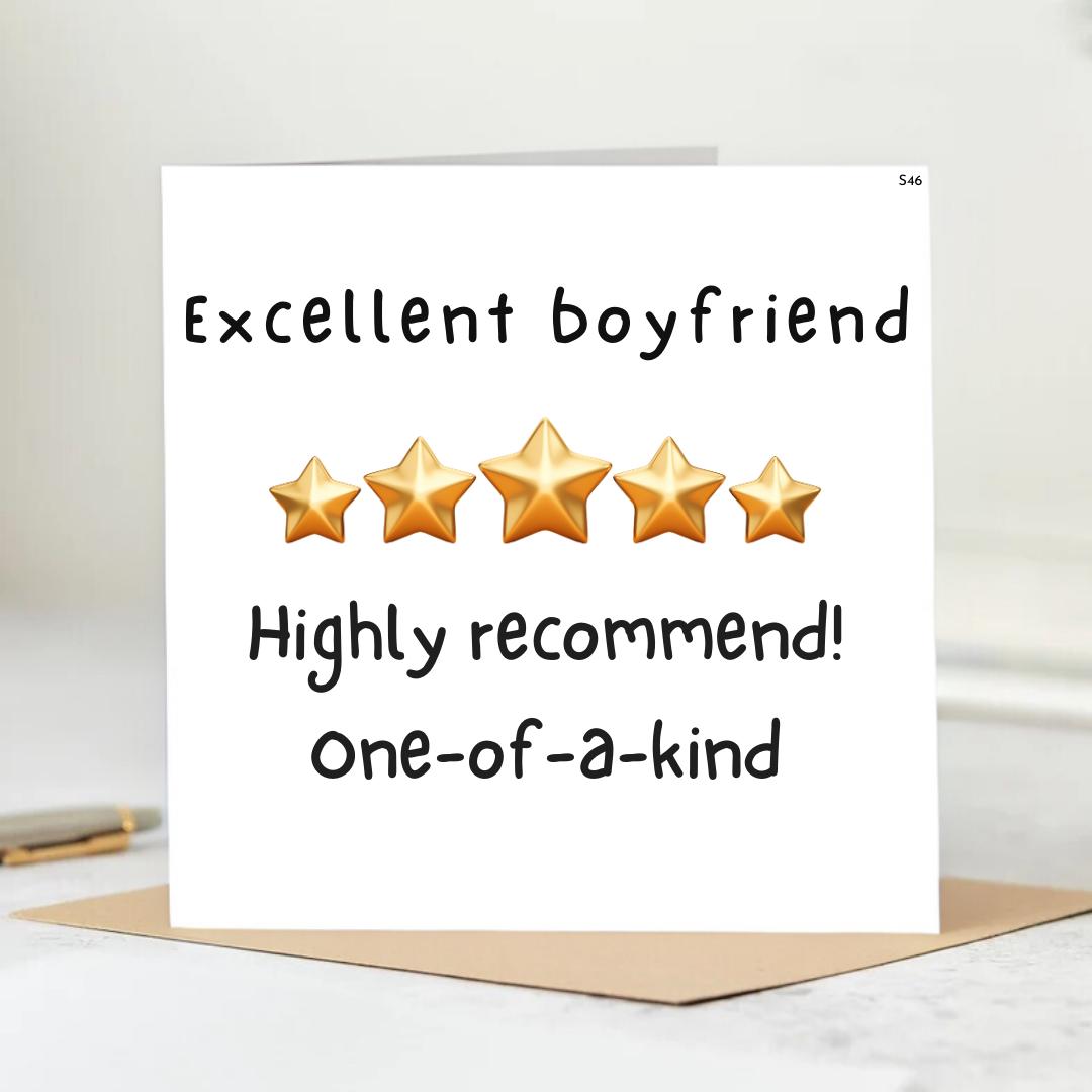 Boyfriend Birthday Card, Birthday Card Boyfriend, Birthday Card For Boyfriend, Birthday Card For Him, Boyfriend Birthday Gift 6x6