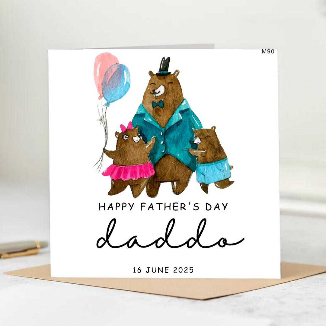 Father's Day Card for Dada, Happy Father's Day Dada, To A Special Dada on Father's Day, Card for Dada, Simple Father's Day Card 6x6